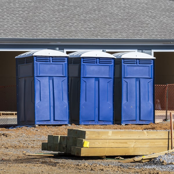 are there different sizes of portable toilets available for rent in Evansville